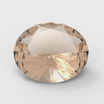 1 to 3 ct Oval Cut VVS1 Synthetic Yellow moissanite November Birthstone