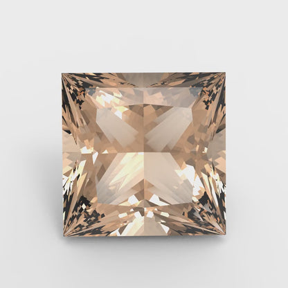 0.25 to 3 ct Princess Cut VVS1 Synthetic Yellow moissanite November Birthstone