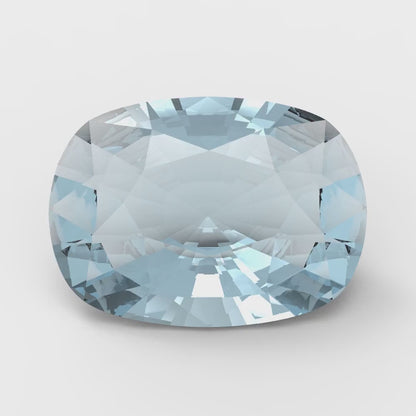 3 ct 9x7mm Long Cushion Cut Natural Blue Aquamarine March Birthstone