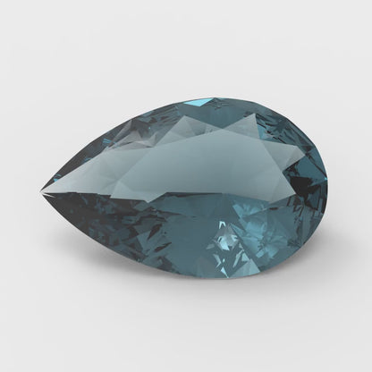 0.25 to 2.5 ct Pear Cut VVS1 Natural london blue topaz September Birthstone