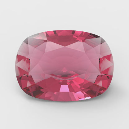 3 ct 9x7mm Long Cushion Cut Simulated Pink Ruby July Birthstone
