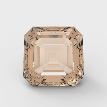 1.5 to 2 ct Square emerald Synthetic Yellow moissanite November Birthstone