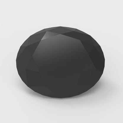 1 to 3 ct Oval Cut VVS1 Natural Black Onyx December Birthstone