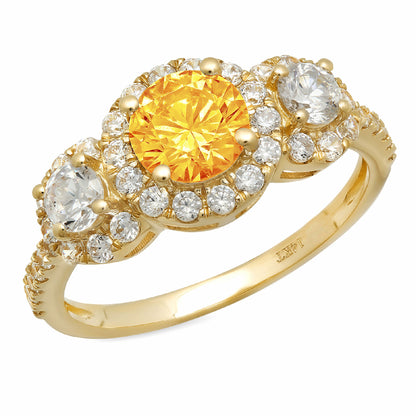 10K/Citrine/289-front