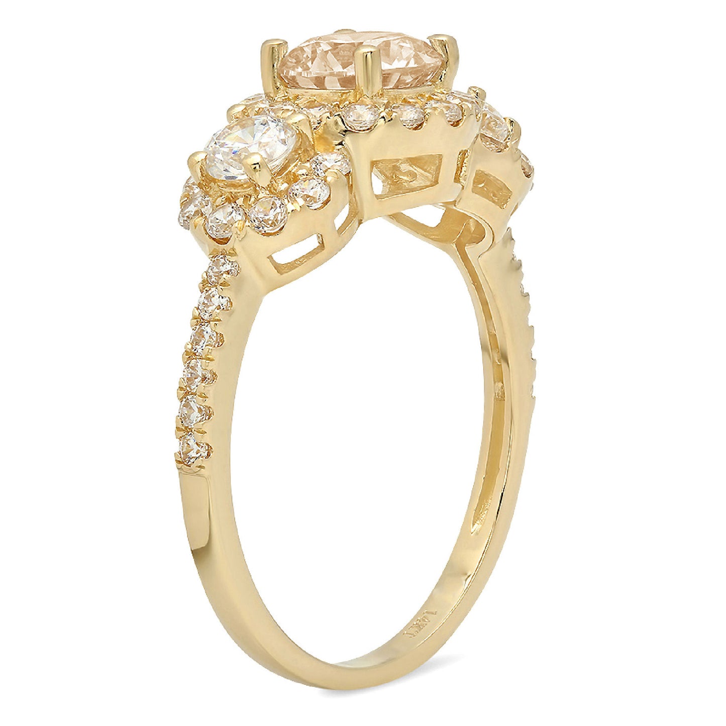 10K/Yellow Moissanite/289-side